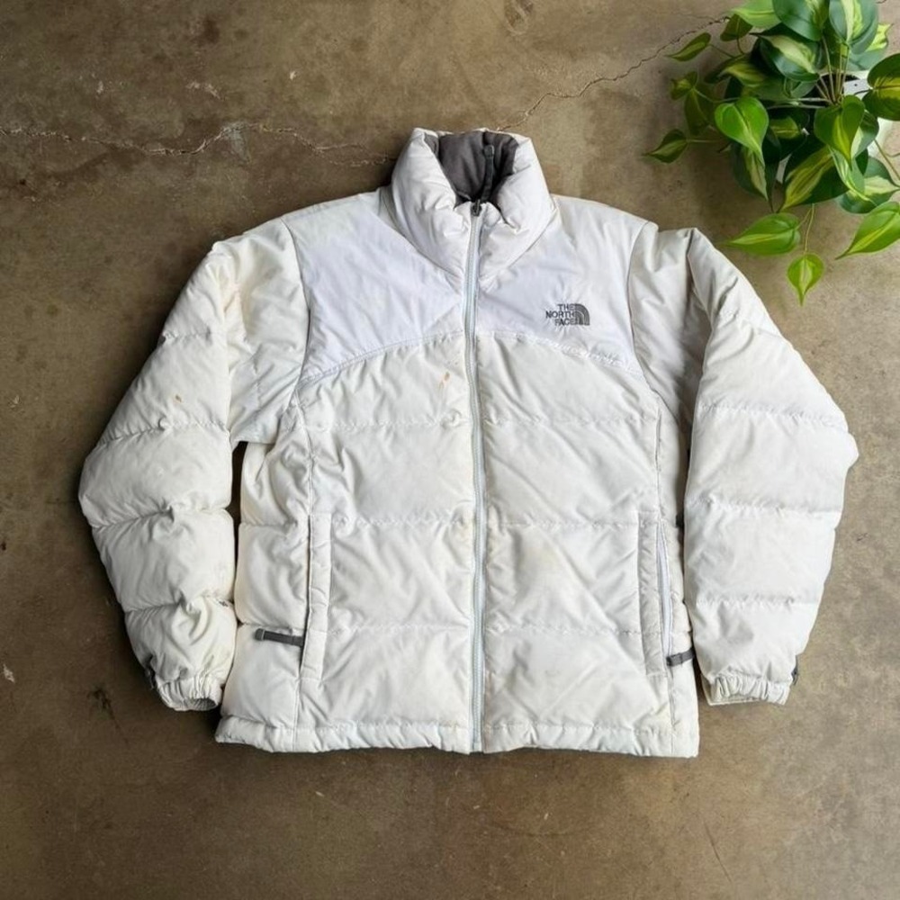 Vintage The North Face 700 goose down white puffer jacket Women's Size M